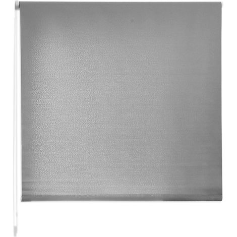 Verdunklungsrollo mit Thermobeschichtung Mini Blackout Thermo 55 x 150 cm Grau