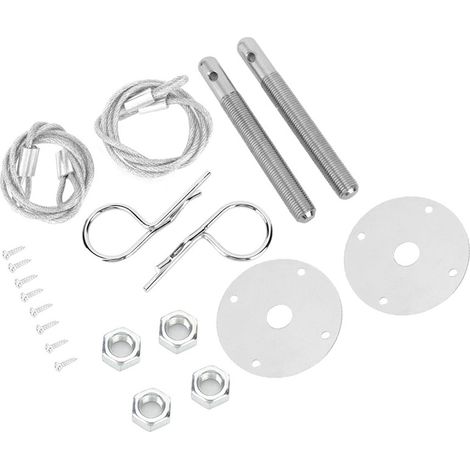 de fixation de capot et plaque de goupille pour compartiment (1/5)