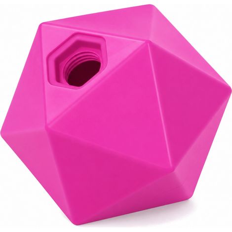 Coco Equestrian Pink Refillable Hexagonal Horse Treat Ball Stable Paddock Toy (1/5)