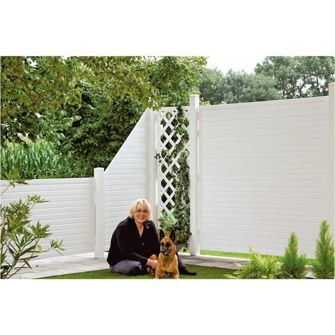 LIGHTLINE KS-Zaunelement 90 x 150/90 cm, ECKE rechts