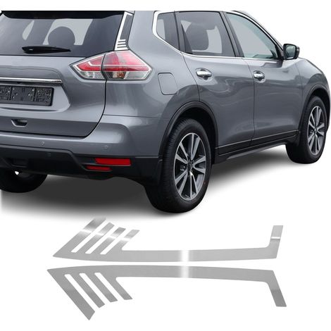 Garniture de Spoiler - pour Nissan X-Trail 2014-2021 inoxy chromé (1/5)
