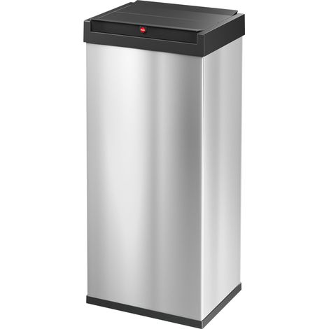 Hailo Big-Box Swing XL, Großraum-Müllbox, 52 ltr, Edelstahl