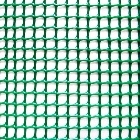 Rotolo di rete leggera Cadrinet Colore Verde 1x5m quadrato 4,5x4,5mm Faura