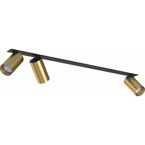 Faretto LED incasso Nowodvorski Mono Surface 3xGU10 ottone/nero (1/2)