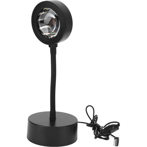 Lampe Projecteur Sunset RGB 5W LED USB, Tube Flexible Transparent, Éclairage Chaud pour Fête et Décoration Maison (1/5)