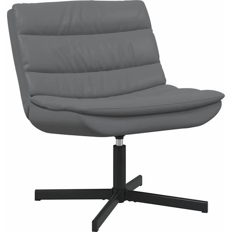 Maison Exclusive - Sedia girevole Grigio 63 x 75 x 76 cm PU