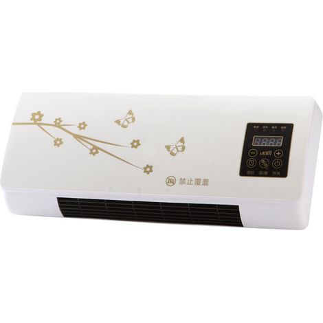Ventilateur mural climatiseur domestique chaud froid électronique réversible chauffage refroidissement prise CN 220V (1/5)