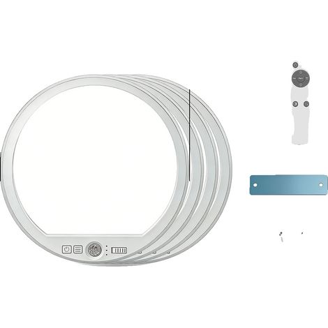 Plafonnier, Capteur de Mouvement, Télécommande, 4PCS (1/2)