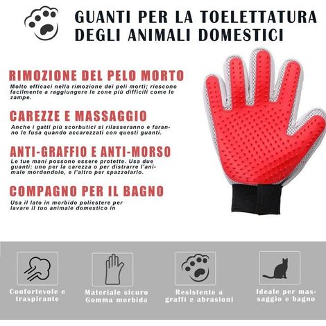 Les gants de toilettage pour animaux sont des brosses de toilettage efficaces pour les chiens et les chats, prévenant la pousse des poils et procurant un effet massant qui laisse leur pelage doux et b (1/5)