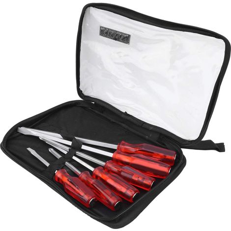 Schraubendreher-Set, 6-teiliges Set aus Chrom-Vanadium-Stahl, Präzisionsschraubendreher-Handwerkzeuge für Heimwerker- und Bastelarbeiten, Schraubendreher-Set (1/3)