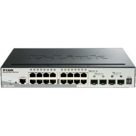 D-Link DGS-1510-20 switch Gestionado L3 Gigabit Ethernet (10/100/1000) Negro (1/3)