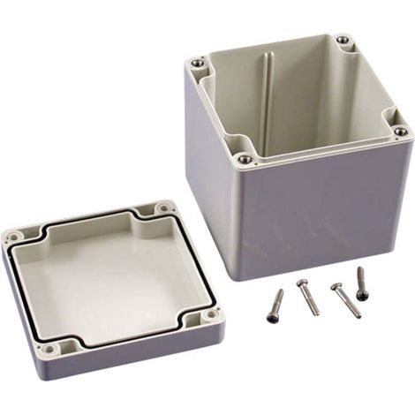 Hammond Electronics 1554EEGY Contenitore universale 90 x 90 x 90 ABS Grigio 1 pz.