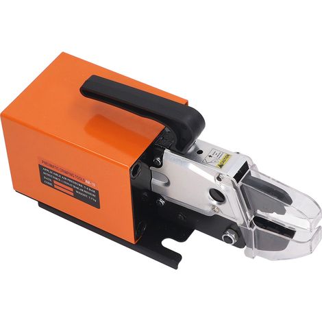 Pince à sertir pneumatique avec 4 jeux de matrices, sertisseuse à air comprimé pour équipements et machines industrielles (1/5)