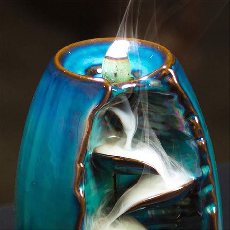 Brûle-Encens - Céramique - Pour Salon Bureau Méditation Yoga - 1 Pièce (1/5)