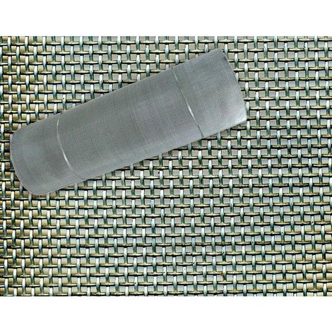 Rete Moschiera Zincata Tessuta Quadra 1x1 mm H: 60 cm 0,60 mm Kg/mq 2,79 18 Kg