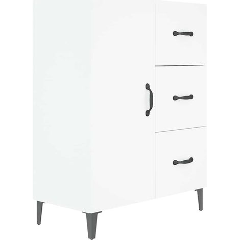 Sideboard/Anrichte/Buffet Weiß 69,5x34x90 cm Holzwerkstoff LXWW238030 (1/5)