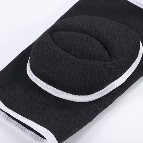 Doppelseitige Kniebandage mit Kompression für Ballett, Yoga und Fitness Unisex schwarz Größe S. (1/4)