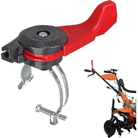 throttle lever regulation for tiller throttle lever kit handlebar throttle lever kit control accessories for small choppers and trimmers (1/5)