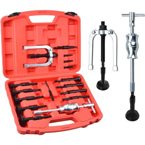 16-piece 8-58mm Internal Bearing Puller Kit with Sliding Hammer, Blind Hole Bearing Puller for Car and Motorcycle (1/5)