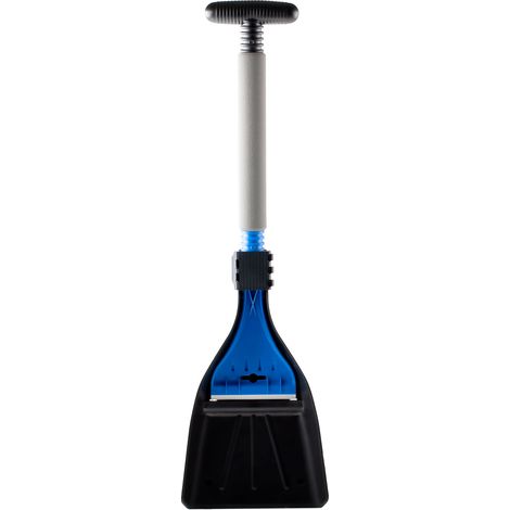 alca® Schneeschaufel mit Eiskratzer abnehmbar, Auto, Pkw, LKW, SUV, Kratzer für Scheibe, Kunststoff, 59 cm Länge Schaufel