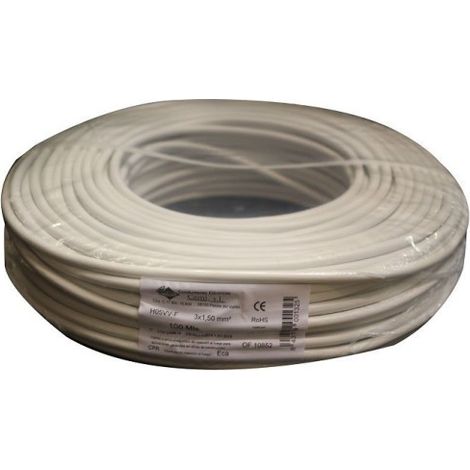 Cable Elec Redondo Mang 500V Vv-F H05Vv-F Top Cable 3X1,5Mm Bl 1