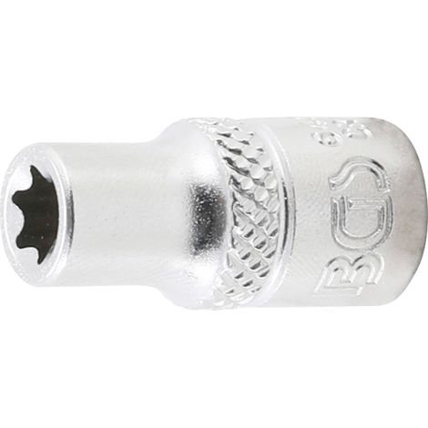 BGS Vaso de impacto perfil E accionamiento cuadrado interior 6,3 mm (1/4") SW E7 - 6407