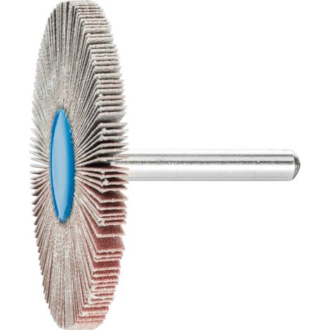 PFERD TOOLS Korund Fächerschleifer F Ø 60x5 mm Schaft-Ø 6 mm A240 für Feinschliff und Finish 10 Stk