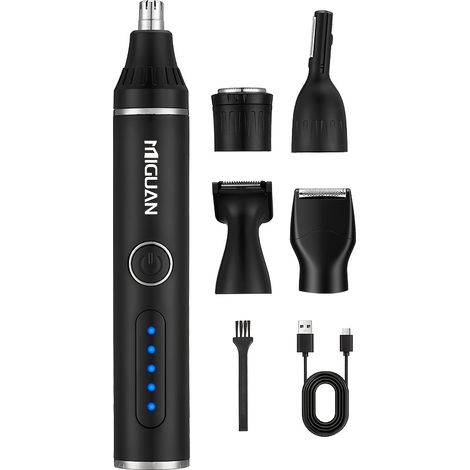 Professional USB Rechargeable Grooming Kit: A Multi-functional Trimmer for Nose, Ear, Beard, and Eyebrow Hair, Featuring a Portable Design. Ideal for Men's Personal Care and as a Holiday Gift, with Tr (1/5)