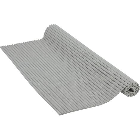 Venilia Venisoft 54160 - Tappetino antiscivolo in schiuma morbida, 65 x 200 cm, colore: grigio (1/5)