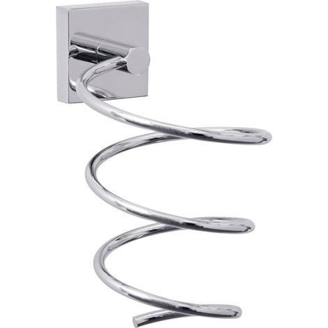 tesa 40242-00000-00 ekkro Support de sèche-cheveux colle chrome (brillant) (1/5)