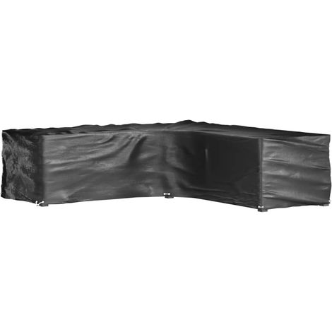 Maison Exclusive - Coperture Mobili da Giardino a L 2pz 16 Occhielli 285x285x70cm (1/5)