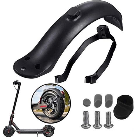Piezas De MINKUROW Guardabarros Guardabarros Conjunto De Soporte De Guardabarros Reemplazo De Scooter Con Tornillos Y Accesorios De Tapas De Rosca (1/5)