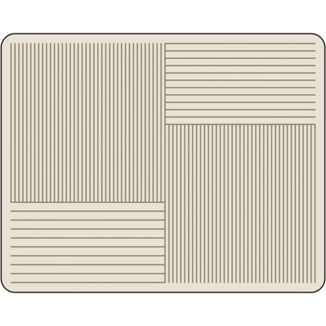 Meijun Nuoxiang 5080cm (terre de diatomées) Tapis d'égouttage de cuisine, en terre de diatomées, résistant à l'usure et absorbant, pour table, table basse, tapis anti-brûlure et isolant thermique (1/5)