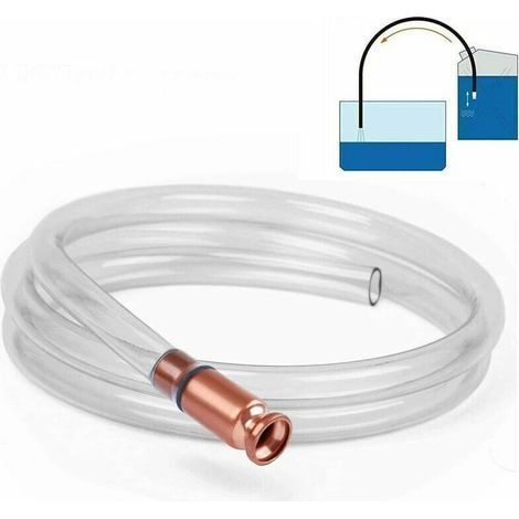 Pompa di trasferimento Tubo flessibile Agitatore Pompa Sifone per Acqua Gas Diesel Benzina Carburante Tubo di aspirazione manuale Tubo di pompaggio Tubo di aspirazione manuale Pompa manuale di emergen (1/4)