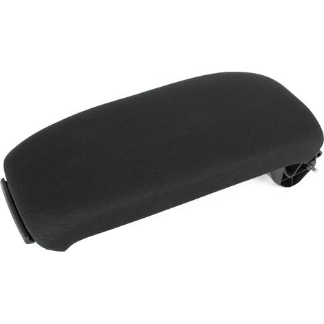 Tapa del reposabrazos para Audi A3 8P 03-12 con botón y juego de tapicería de tela negra. (1/2)