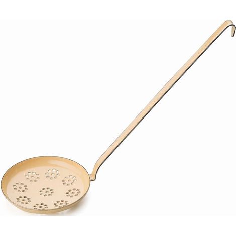 Riess Classic Pelle à pâtisserie 12cm avec perforation Pastel Jaune d'or Émail (1/5)