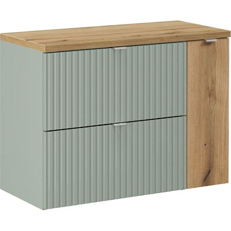 Mobile bagno senza lavabo Jade verde 80cm
