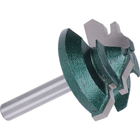 Mèche de routeur à onglet de verrouillage à 45 degrés, tige de 6MM, Joint de 1 3/8 pouces de diamètre, outils pour le travail du bois (1/5)