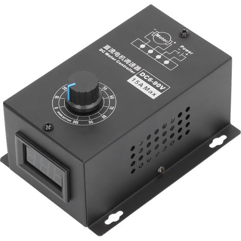 Drehzahlregler für Gleichstrommotoren, universelles PWM-Modul für Vorwärts- und Rückwärtslauf, 15 A (1/5)