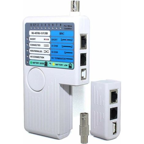 Testeur de câbles réseau RJ11 RJ45 USB BNC pour câble suivi UTP STP LAN-LIAIKI (1/5)