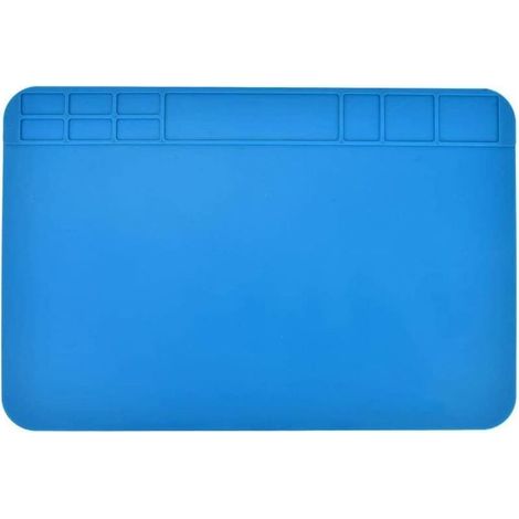 Tapis de Travail en Silicone, Tapis à Souder En Silicone, Tapis de Réparation en Silicone pour la Réparation de Circuits Imprimés, 30 x 20cm (1/4)