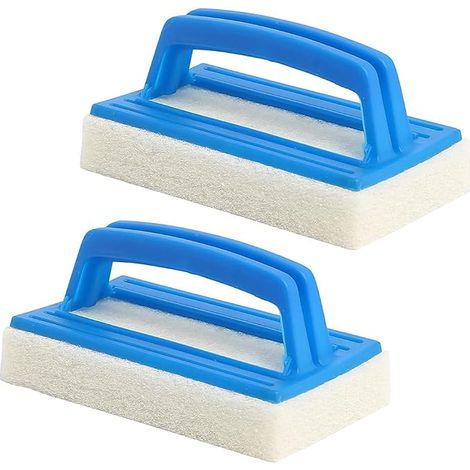 Cepillos de esponja para piscinas, juego de 2 cepillos de esponja para la línea de flotación para la limpieza de piscinas y accesorios, cepillo para la línea de flotación para limpiar piscinas, spas, (1/5)
