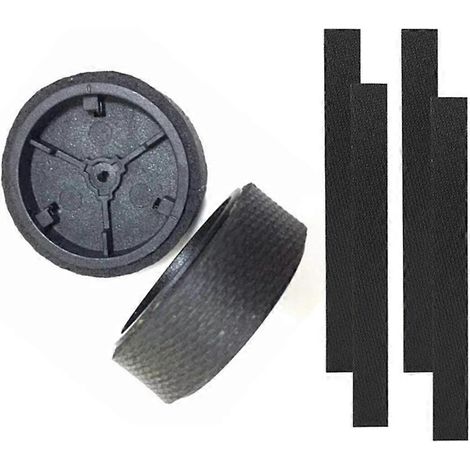 Roues et pneus pour iRobot Braava 380T, 320 et 321, Mint Plus 5200C : pièces et accessoires pour robot laveur de sols. (1/5)