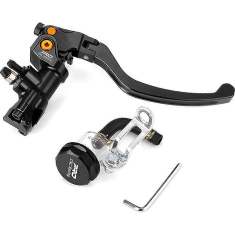 Maître-cylindre de frein à montage radial universel 19rcs, câble de levier d'embrayage, pompe hydraulique pour motos Honda Nanja - Pompe de frein noire (1/5)
