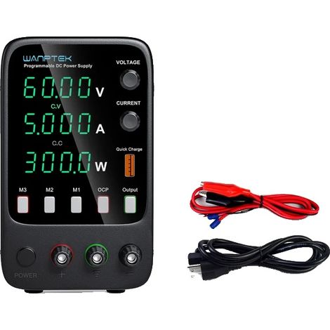 Alimentation électrique CC, Fonction programmable, Design compact, 60V 5A (1/2)