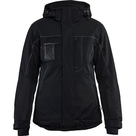 Veste de travail doublée stretch 2D femme 4971 - Noir XXL (1/2)