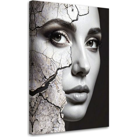 Bilder Porträt einer Frau Beton Abstraktion Glamour 20x30 (1/5)
