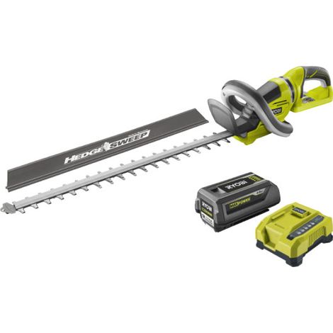 Tagliasiepi RYOBI 36V - 1 batteria da 4,0 Ah - 1 caricabatteria rapido da 6,0 Ah - RHT36C61R40F (1/5)