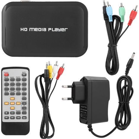 Interface Mini HDMI M3, lecteur multim��dia haute d��finition 1080p, lecteur vid��o r��seau avec disque dur, norme europ��enne, tension 100-240 V