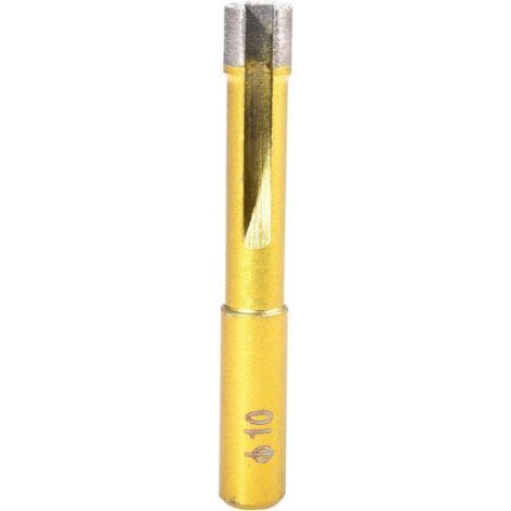 10mm Diamant Scie Trépan, Foret À Creuser Creux De Marbre De Céramique, Porcelaine, Porcelaine, Tuile, Marbre, Granit (Diamètre De 10mm) (1/5)